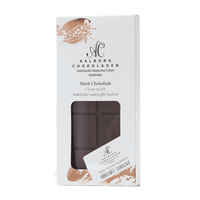 Mørk pladechokolade 55,5% - Uden tilsat sukker - Aalborg Chokolade - Gourmet-Butikken
