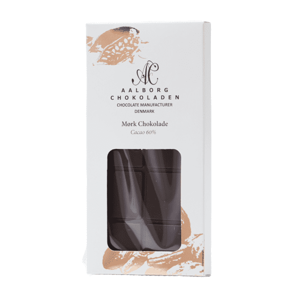 Mørk chokolade 60% - Aalborg Chokolade - Gourmet-Butikken