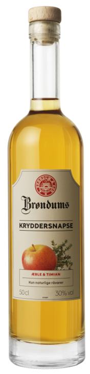 Brøndums Kryddersnapse - Æble & Timian - Gourmet-Butikken
