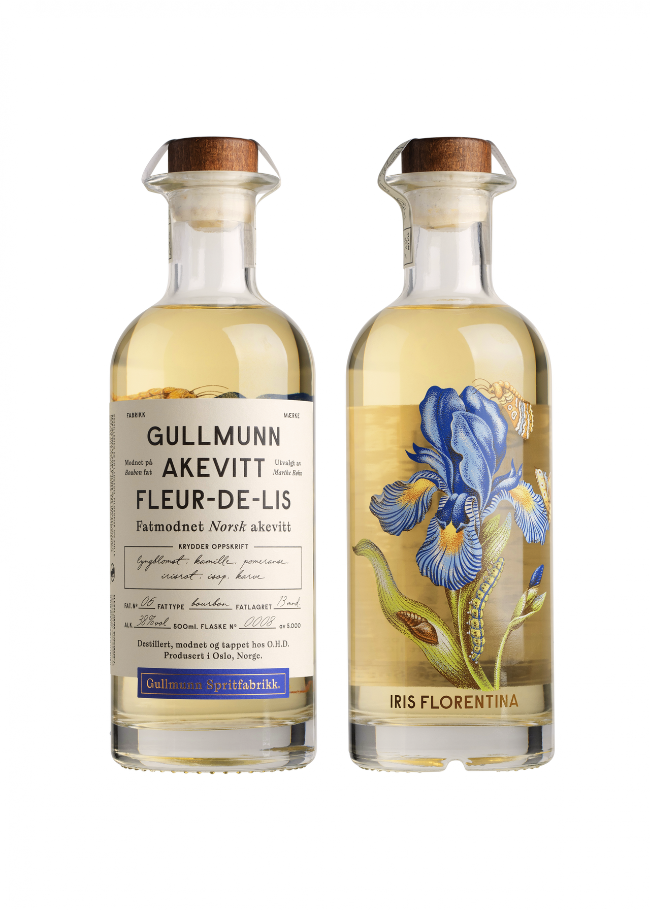 Gullmunn "Fleur-de-Lis" Fatmodnet Akevitt - Gourmet-Butikken