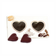 Petit Four hjerter 2 stk. i æske - Aalborg Chokolade - Gourmet-Butikken