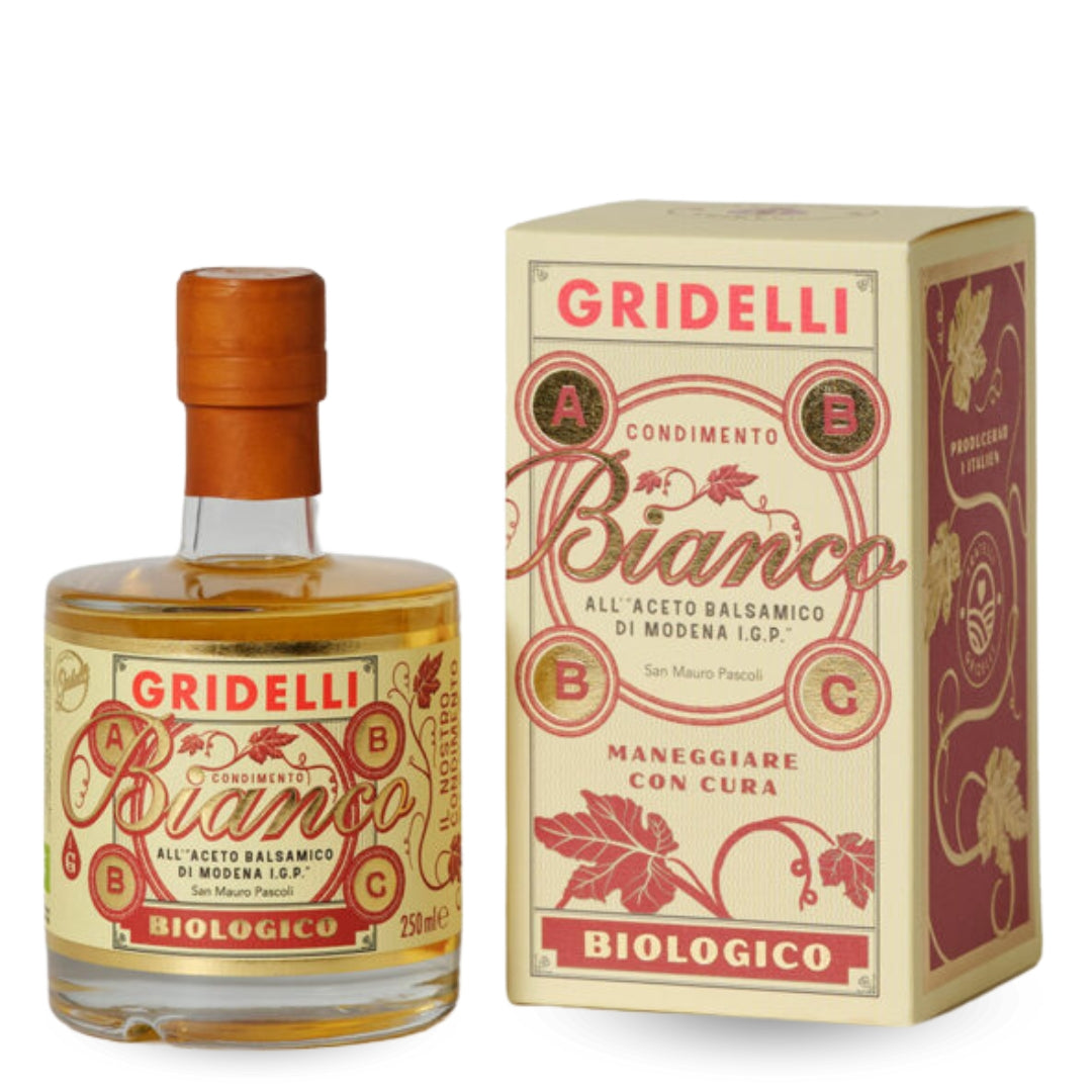 Aceto Balsamico Bianco, 250 ml | Gridelli - Gourmet-Butikken