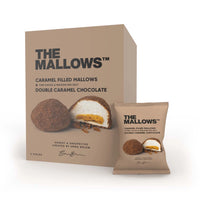 The Mallows - Karamel Fyldt Skumfidus m/ Dobbelt Karamel Chokolade - 5 stk. - Gourmet-Butikken