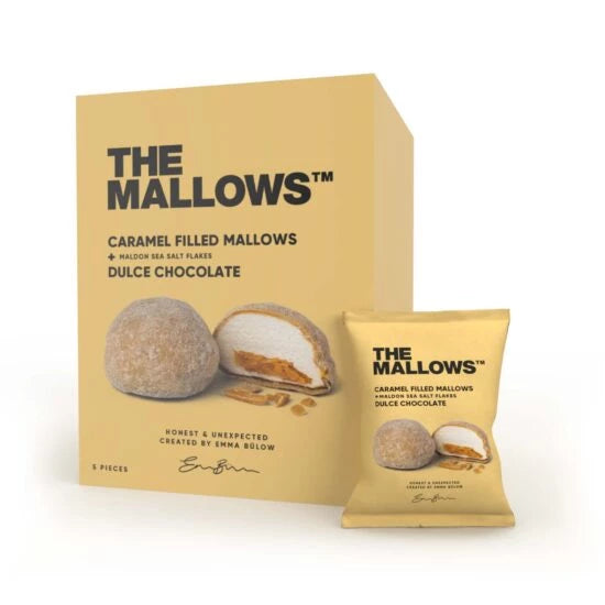 The Mallows - Karamel Fyldt Skumfidus m/ Dulce Chokolade - 5 stk. - Gourmet-Butikken