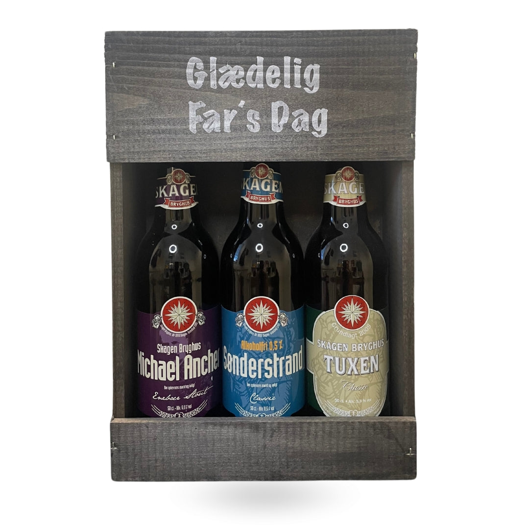 Glædelig Fars Dag - Ølkasse - Gourmet-Butikken
