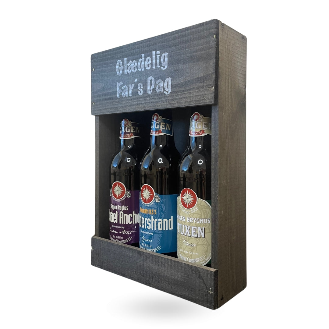 Glædelig Fars Dag - Ølkasse - Gourmet-Butikken