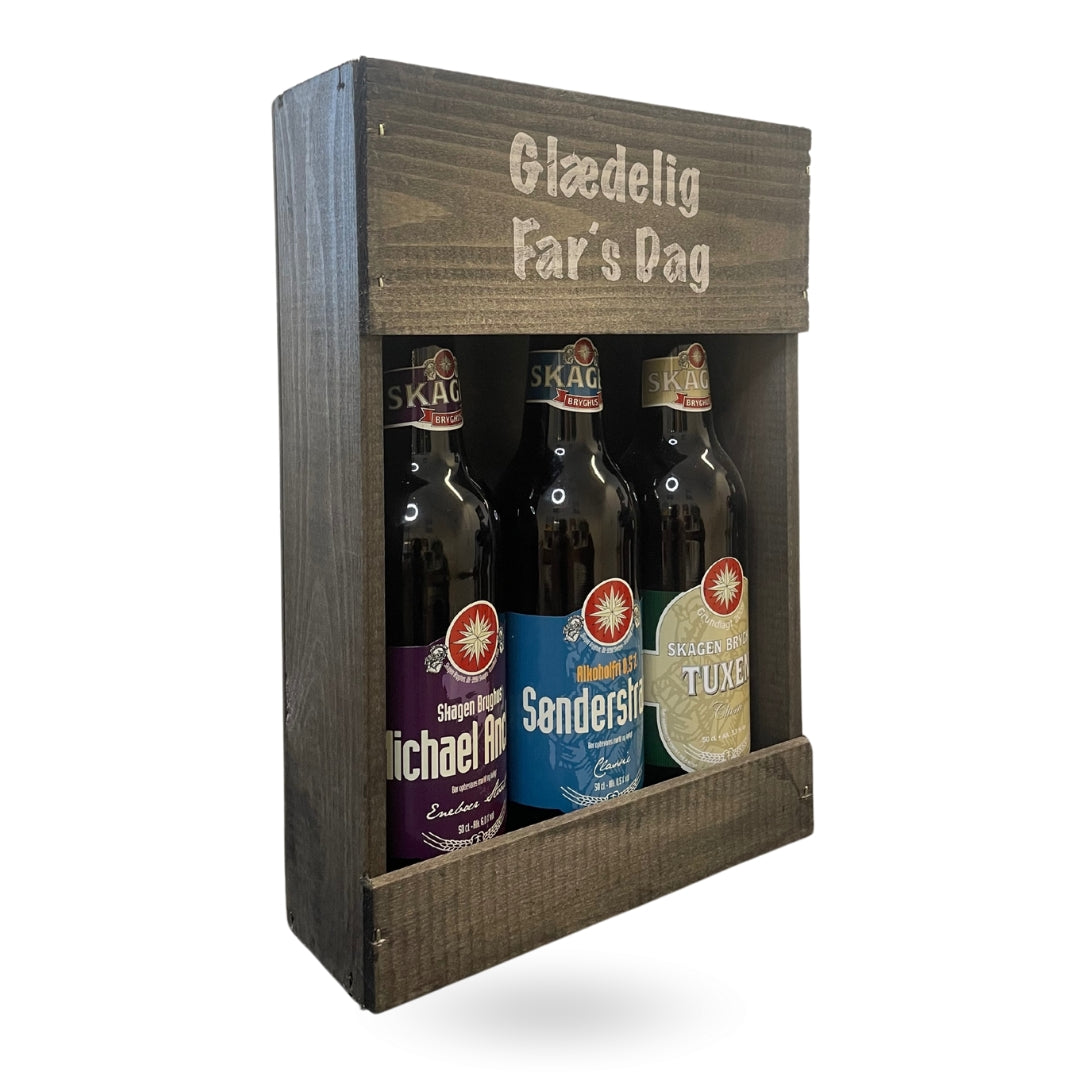Glædelig Fars Dag - Ølkasse - Gourmet-Butikken