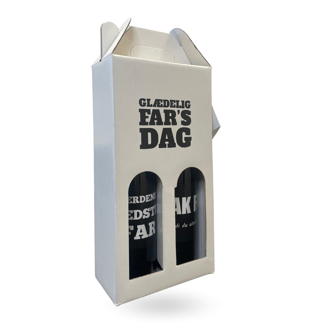 Glædelig Fars Dag Vin - Gaveæske #2 - Gourmet-Butikken