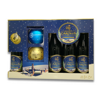 Gouden Carolus Christmas Gaveæske 10,5% 4x33cl + Julekugler - Gourmet-Butikken