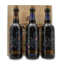 Gouden Carolus Imperial Dark x3 75 cl. i Trækasse - Gourmet-Butikken