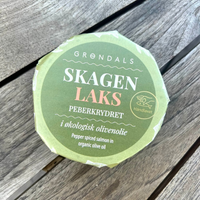 Grøndals Peberkrydret Laks i Økologisk Olivenolie - Gourmet-Butikken