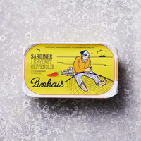 Grøndals Sardiner i Krydret Olivenolie - Gourmet-Butikken