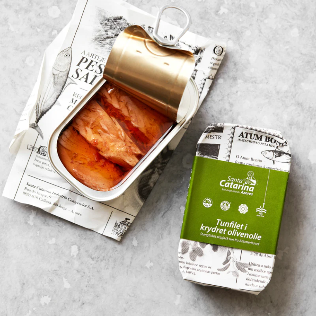 Grøndals Tunfilet i Krydret Olivenolie - Gourmet-Butikken