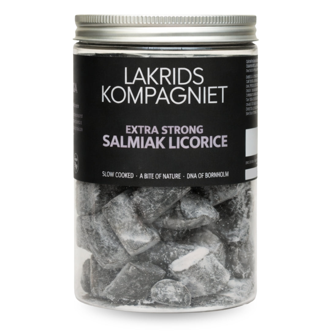 “HAGGA” – EXTRA STRONG SALMIAK LAKRIDS 280G | Lakrids Kompagniet - Gourmet-Butikken