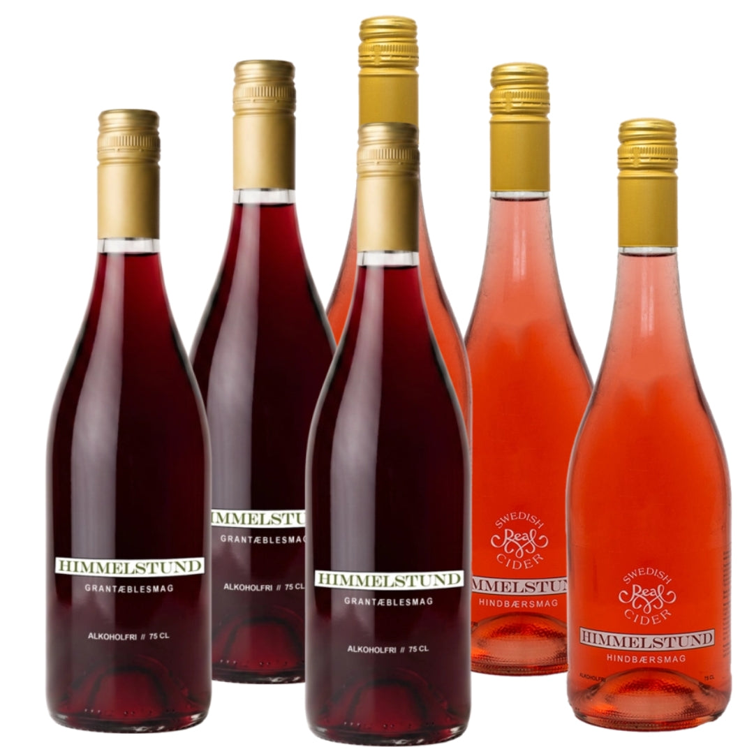 6 fl. Efterårskasse med HIMMELSTUND Cider Alkoholfri