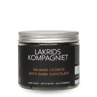 “KJÆVSJIJD” – SALMIAK M. MØRK CHOKO 130G | Lakrids Kompagniet - Gourmet-Butikken