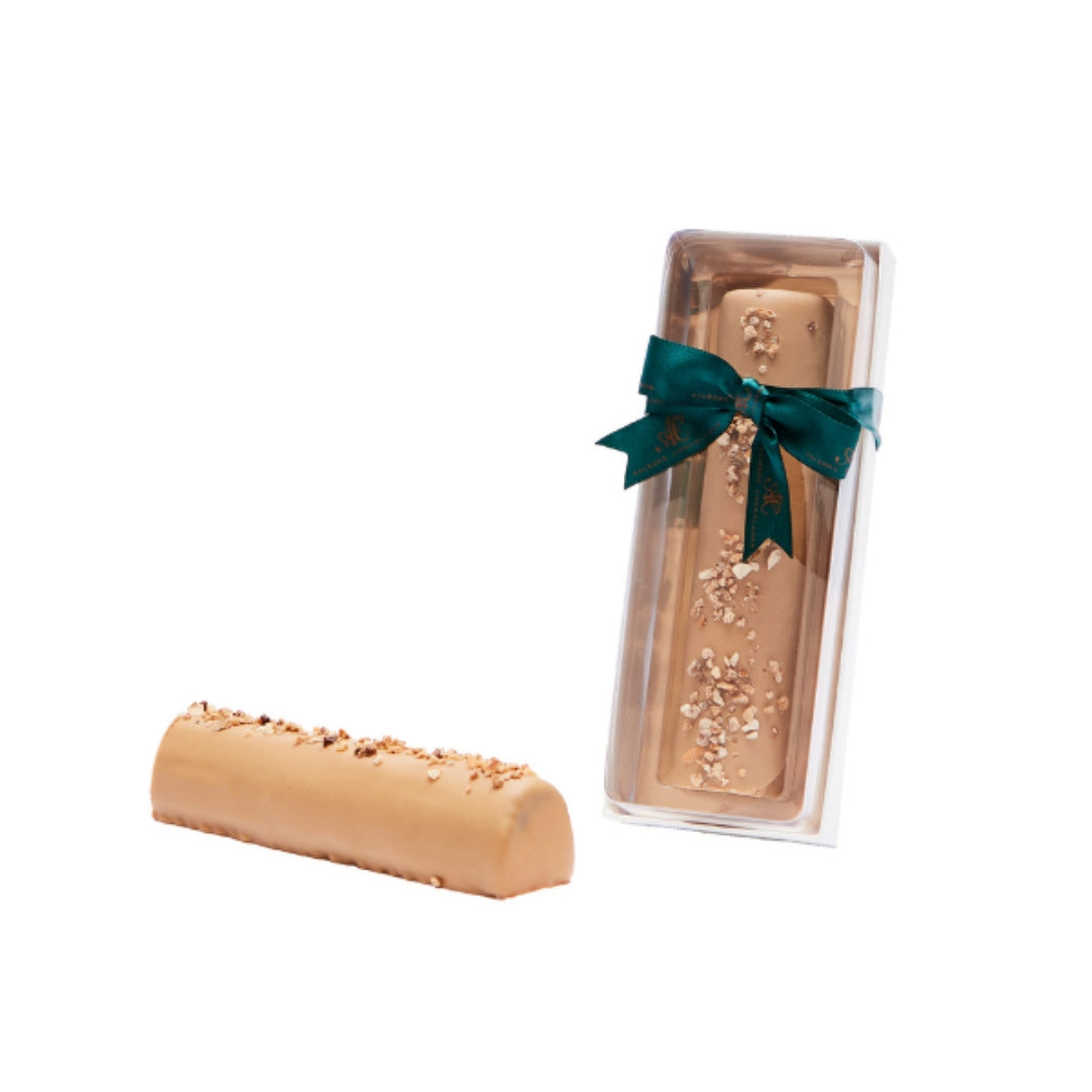 Karamelliseret marcipanstang - Grøn, 130 g. | Aalborg Chokoladen