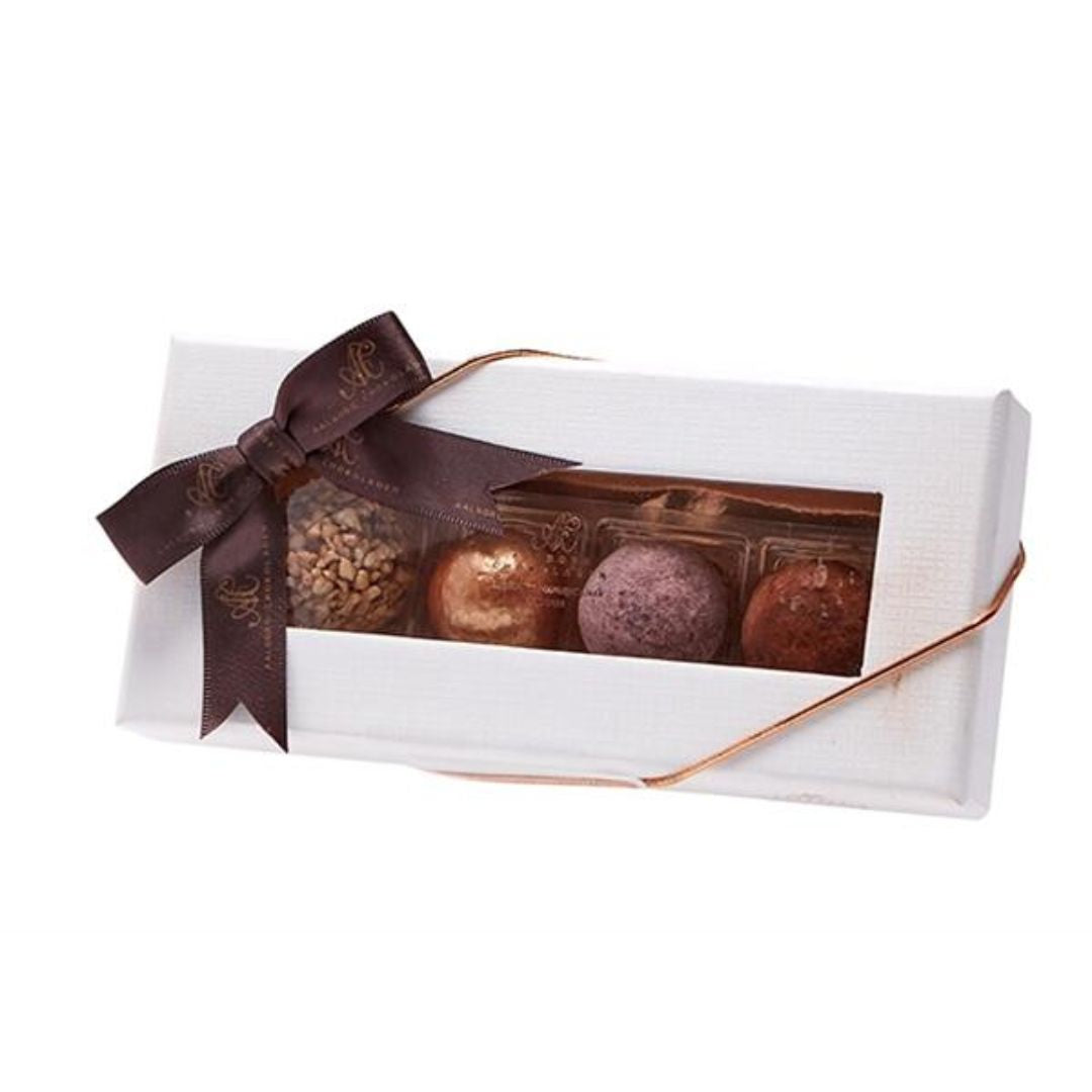 Innovativ æske 4 stk. - Aalborg Chokolade - Gourmet-Butikken