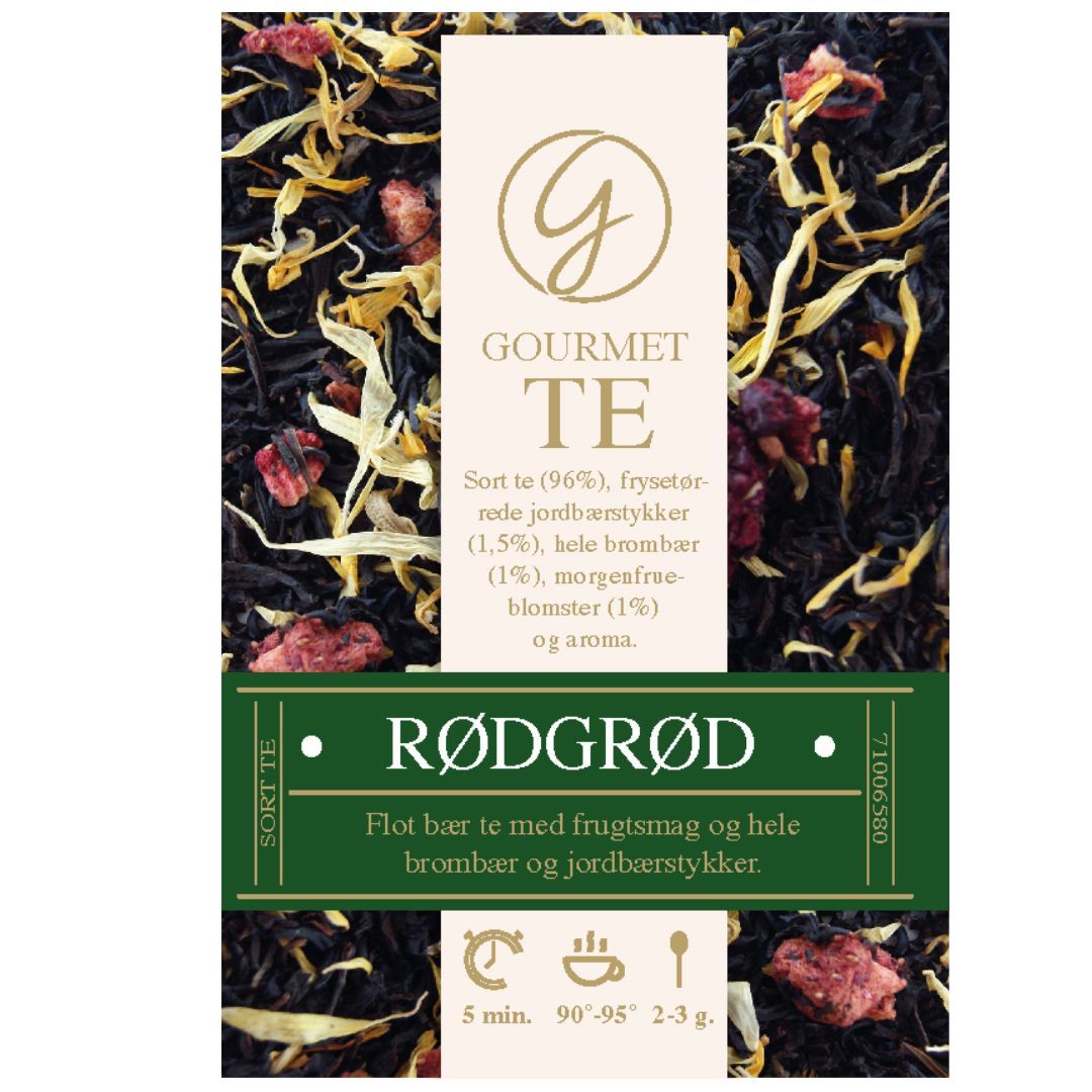 Rødgrød - Sort Gourmet Te