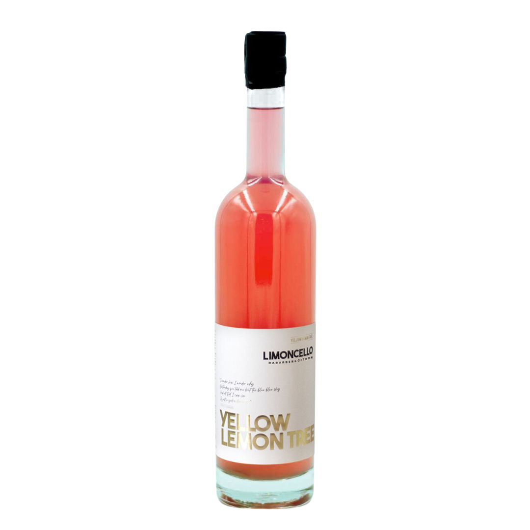 Yellow Lemon Tree – Limoncello Rabarber 700 ml - Gourmet-Butikken
