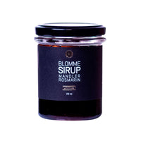 Blommesirup med mandler+rosmarin - Uhmnika - Gourmet-Butikken