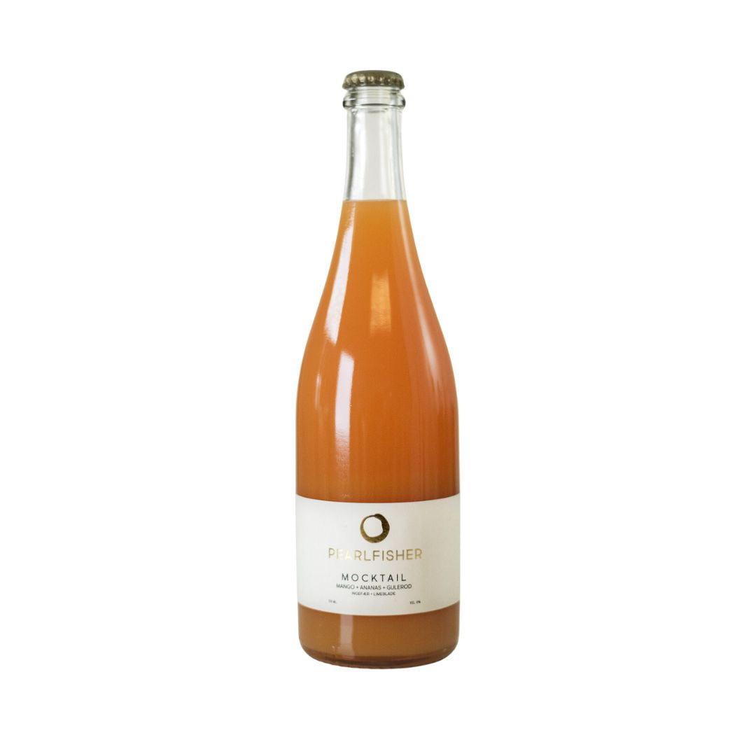 Pearlfisher Mocktail med Mango + Ananas + Gulerod + Ingefær + Limeblade - Gourmet-Butikken