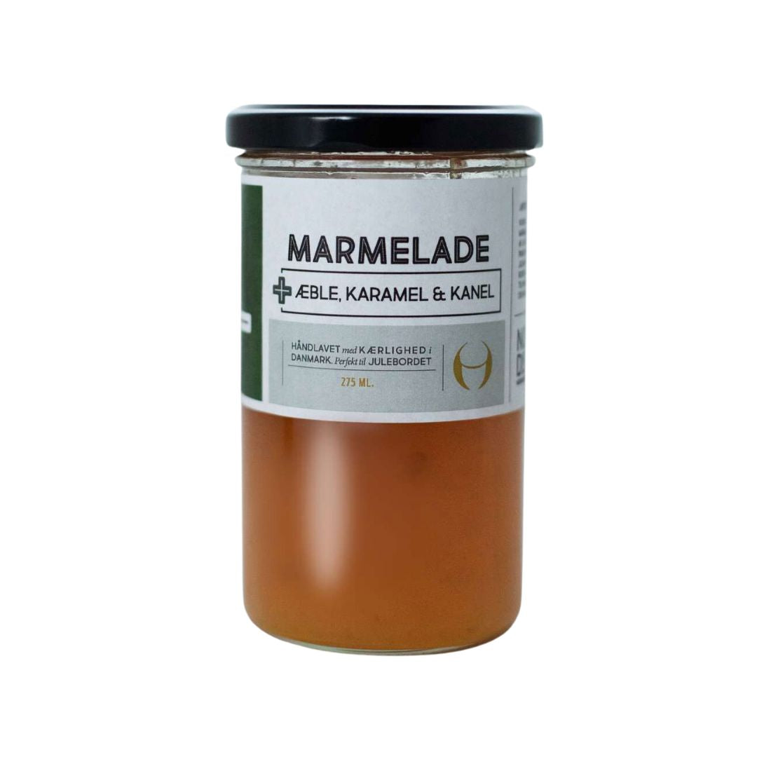 Nordisk Jul Æblemarmelade med Karamel & Kanel - Gourmet-Butikken