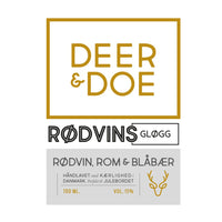 Deer&Doe Rødvinsgløgg - Gourmet-Butikken
