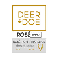 Deer&Doe Roségløgg - Gourmet-Butikken