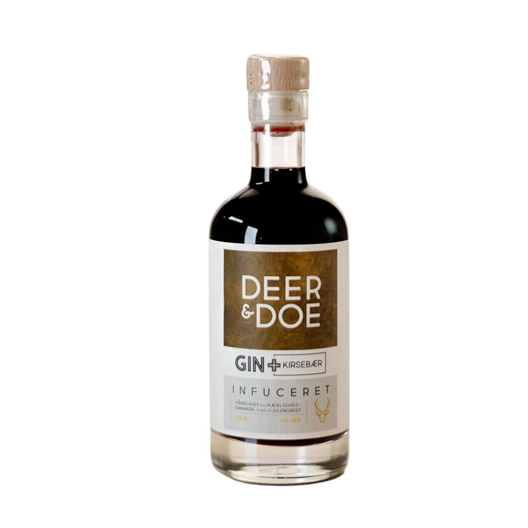Deer & Doe Jule Gin Kirsebær – 250 ml. - Gourmet-Butikken