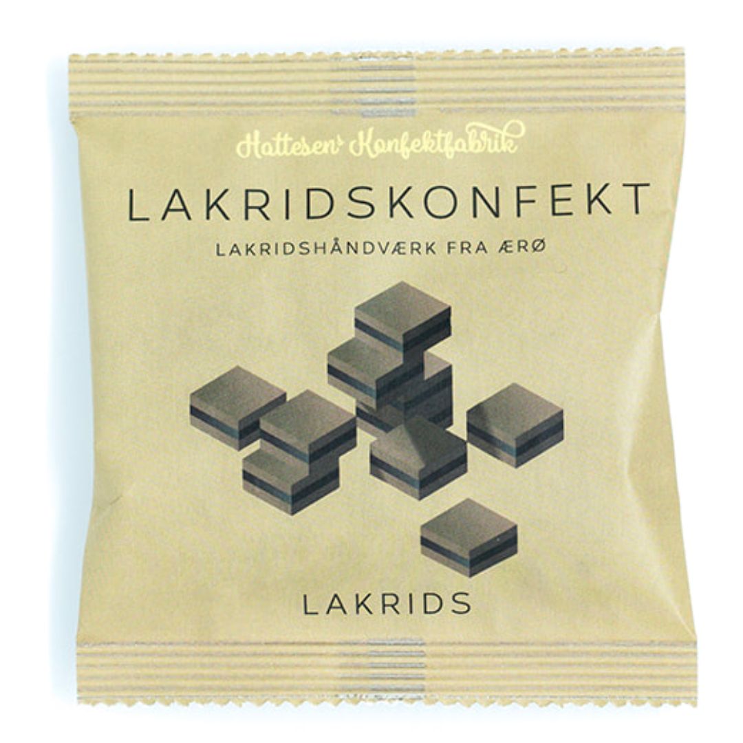 Konfektstykker med Lakrids - Hattesens Konfektfabrik - Gourmet-Butikken