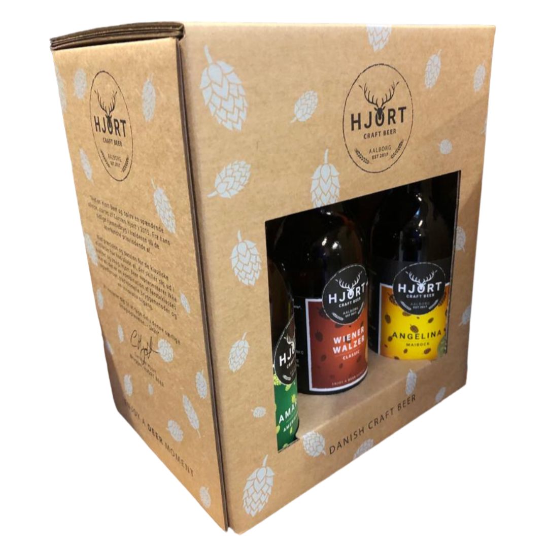 Hjort Box 6 fl. - Hjort Beer - Gourmet-Butikken