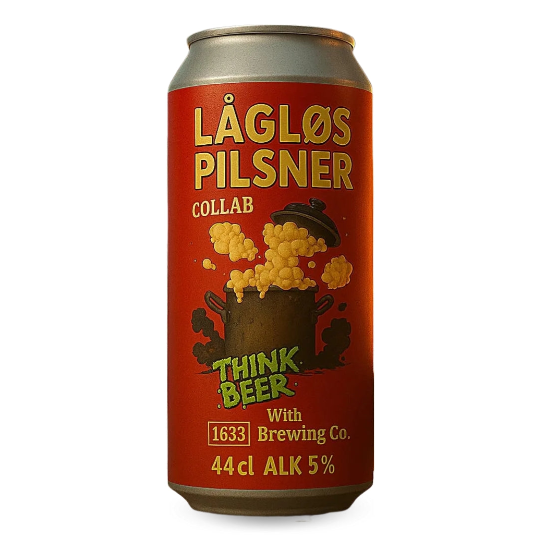 Lågløs Pilsner – Think Beer | Bryg365