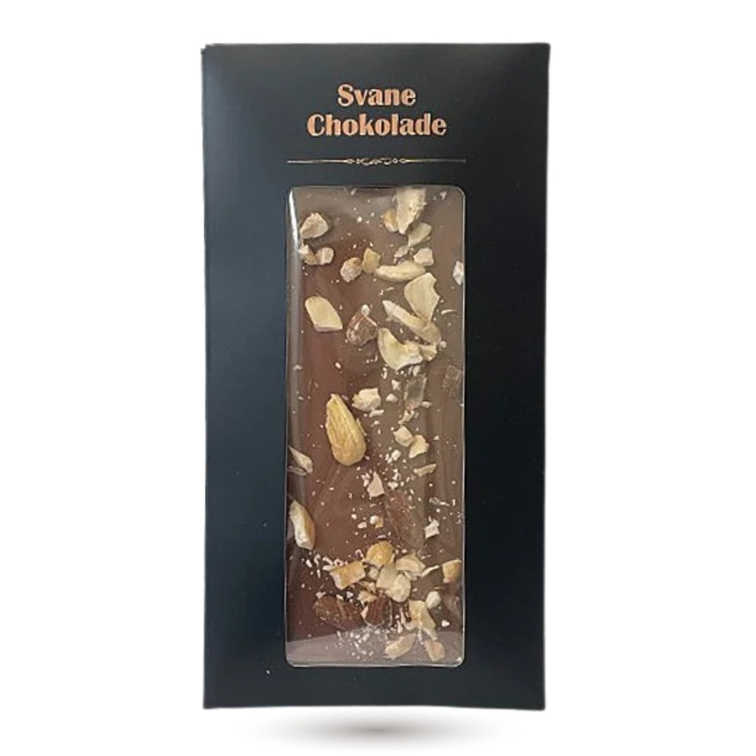 Lys Chokolade m/ Blandede Nødder | Svane Chokolade