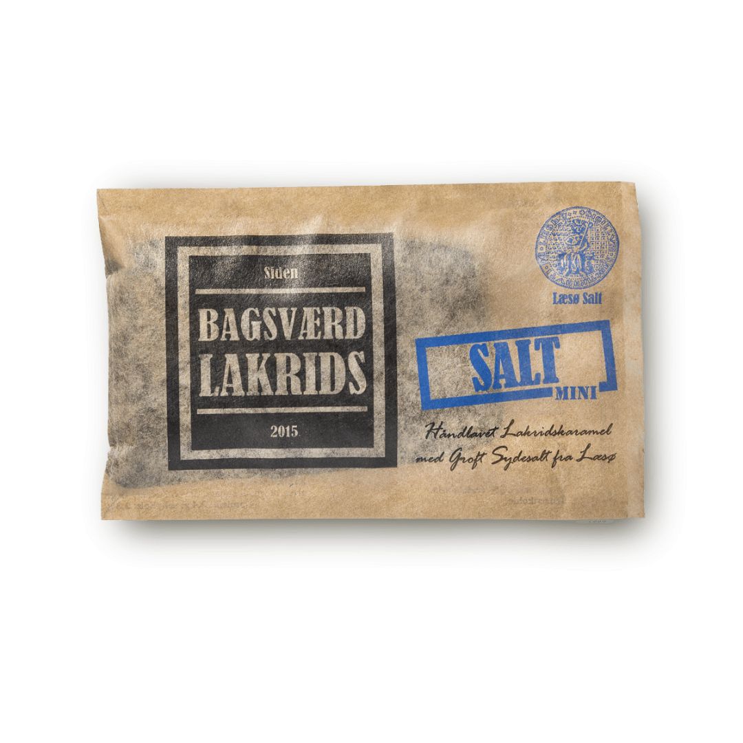 Mini plade Læsø Salt Lakrids - Bagsværd Lakrids - Gourmet-Butikken