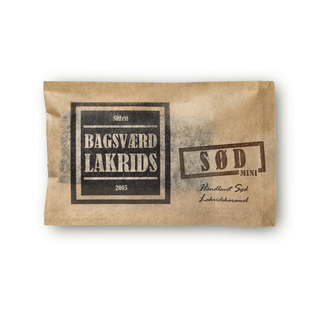 Mini plade Sød Lakrids - Bagsværd Lakrids - Gourmet-Butikken