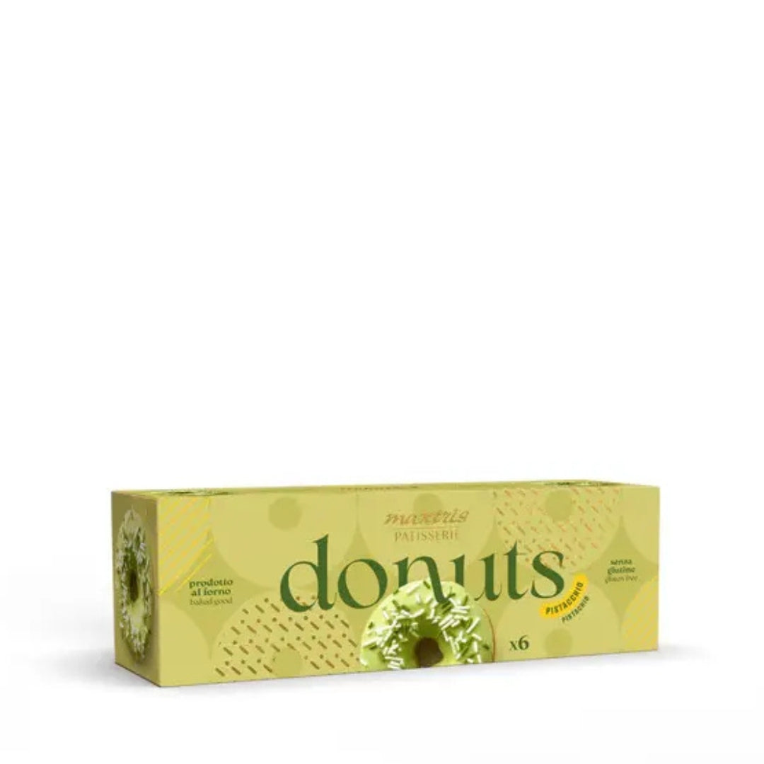 Maxtris Donuts m. Pistacie - 6 stk.