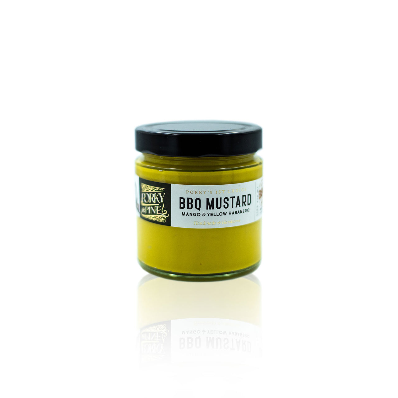 Porky&Pine BBQ Mustard – Mango & Yellow Habanero - Gourmet-Butikken