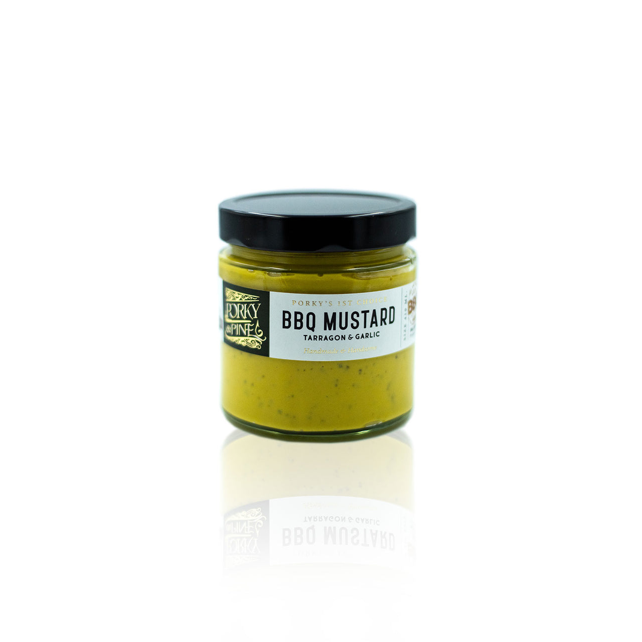 Porky&Pine BBQ Mustard – Tarragon & Garlic - Gourmet-Butikken