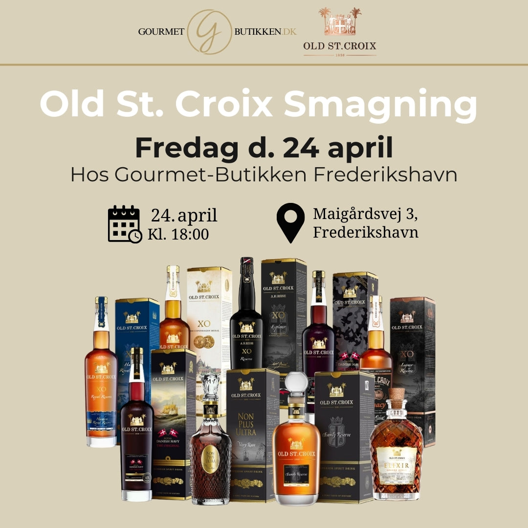 Old St. Croix Smagning d. 24 april - Gourmet-Butikken