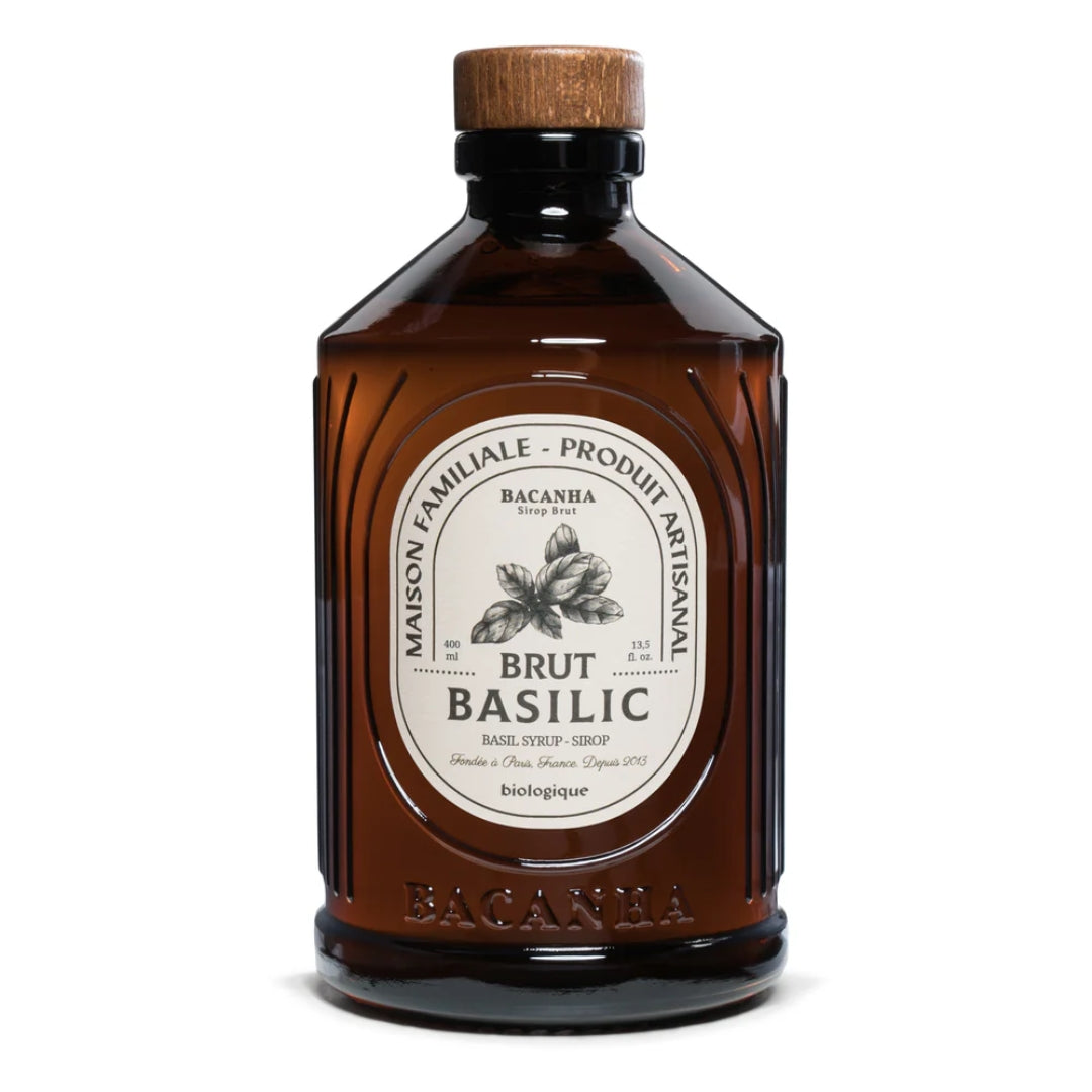 Organisk Basilikumsirup - Bacanha, 400ml. - Gourmet-Butikken