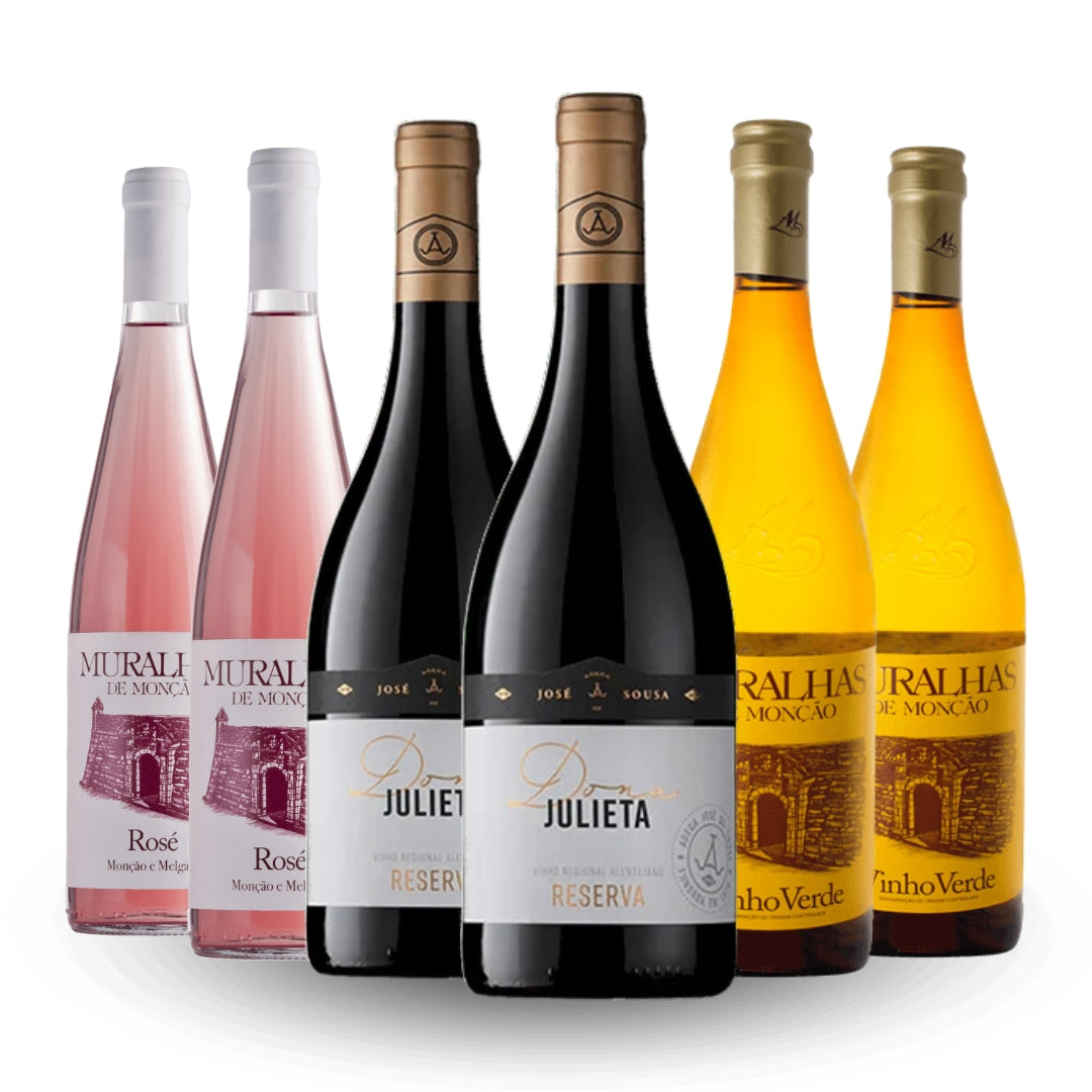 Rød, Hvid, Rosé - Smagekasse - Gourmet-Butikken