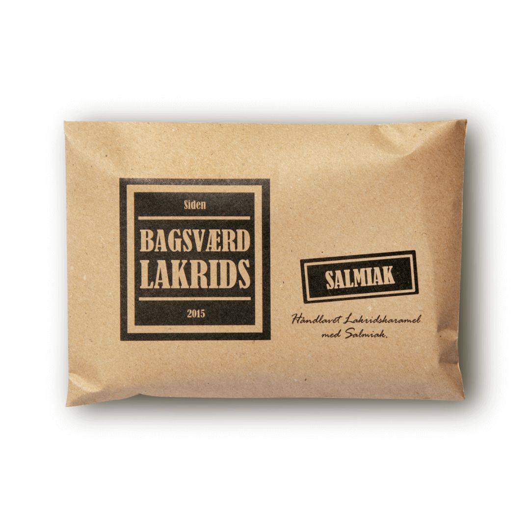 Stor plade Salmiak Lakrids - Bagsværd Lakrids - Gourmet-Butikken