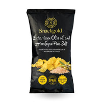 Spanske Gourmet chips m. Himalaya salt - 125gr. - Gourmet-Butikken