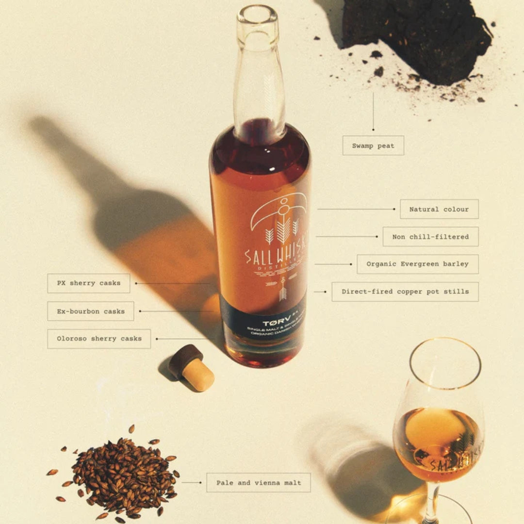 TØRV 2.4 - Peated Single Malt Whisky | Sall Whisky - Gourmet-Butikken