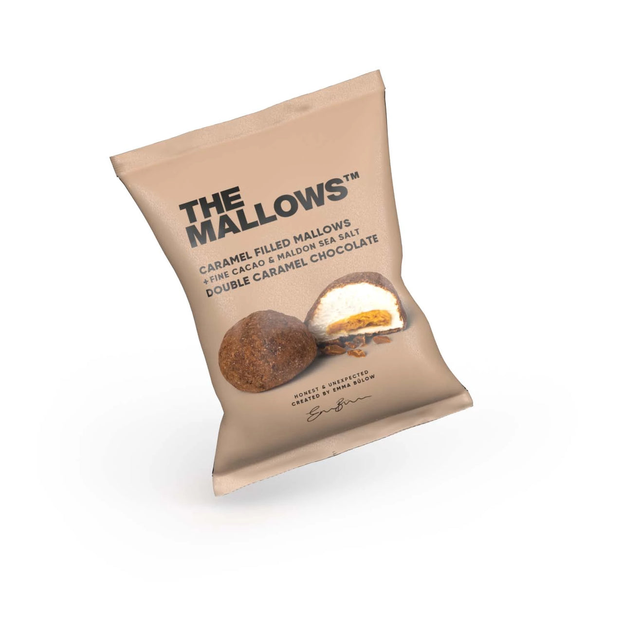 The Mallows - Karamel Fyldt Skumfidus m/ Dobbelt Karamel Chokolade - 5 stk. - Gourmet-Butikken