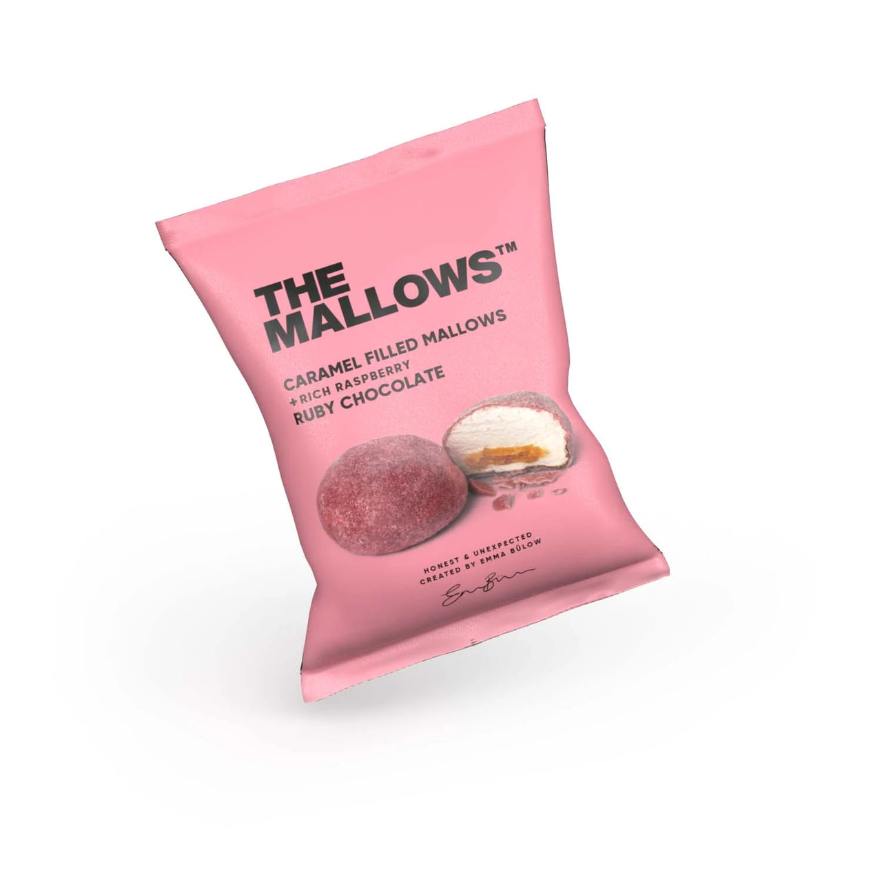 The Mallows - Karamel Fyldt Skumfidus m/ Ruby Chokolade - 5 stk. - Gourmet-Butikken