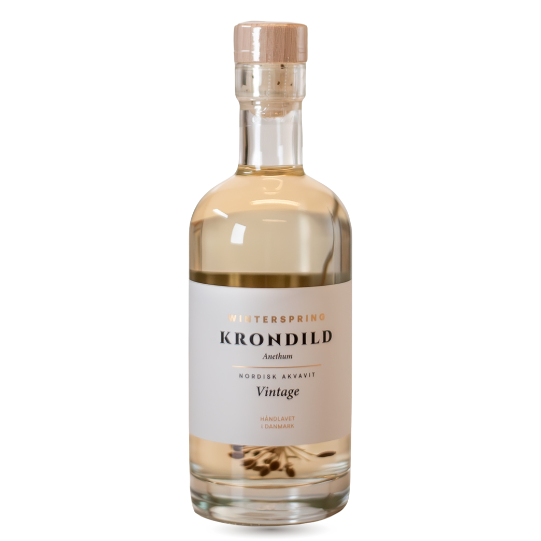 WINTERSPRING Nordisk Akvavit med Krondild – 250 ml 38%