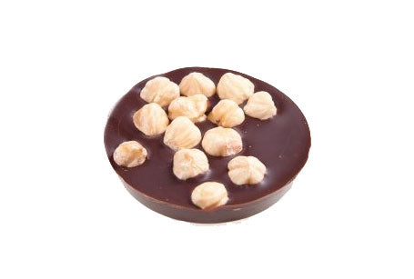 Nøddetærte - Mørk chokolade med hasselnødder - Aalborg Chokolade - Gourmet-Butikken