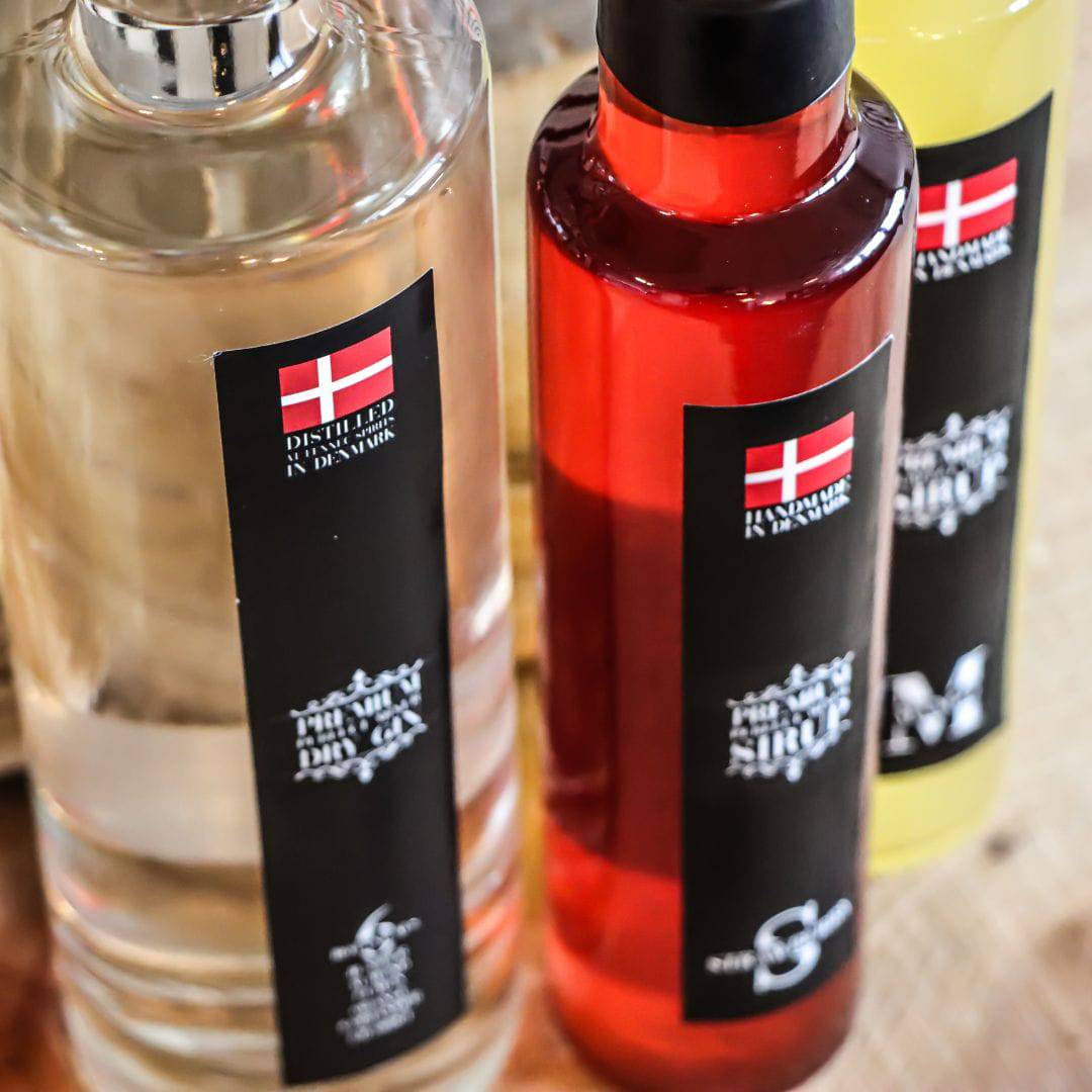 Gin + Jordbær & Mangosirup - Gourmet-Butikken